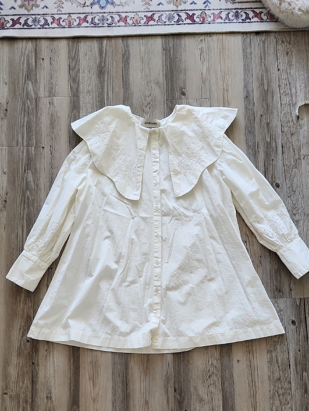 Damson Madder Big Embroidered Collar Size 10 Dress - Picture 2 of 7